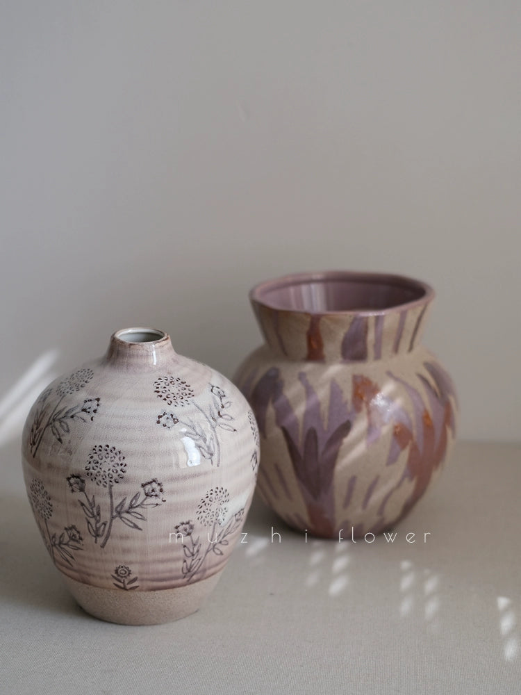 Retro ceramic vase